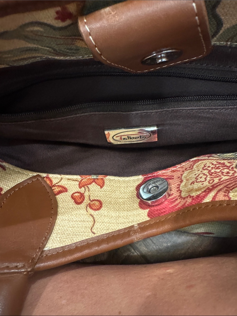 Talbots floral autumn colors purse - Picture 7 of 7